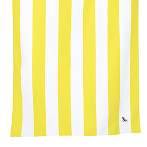 Yellow Striped Dock and Bay Towel